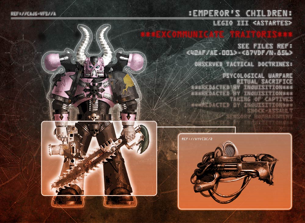 Made a Second Version of my Emperor's Children Homebrew Detachment (also  detachments for the other Traitor Legions!) (PDF in comments) :  r/EmperorsChildren