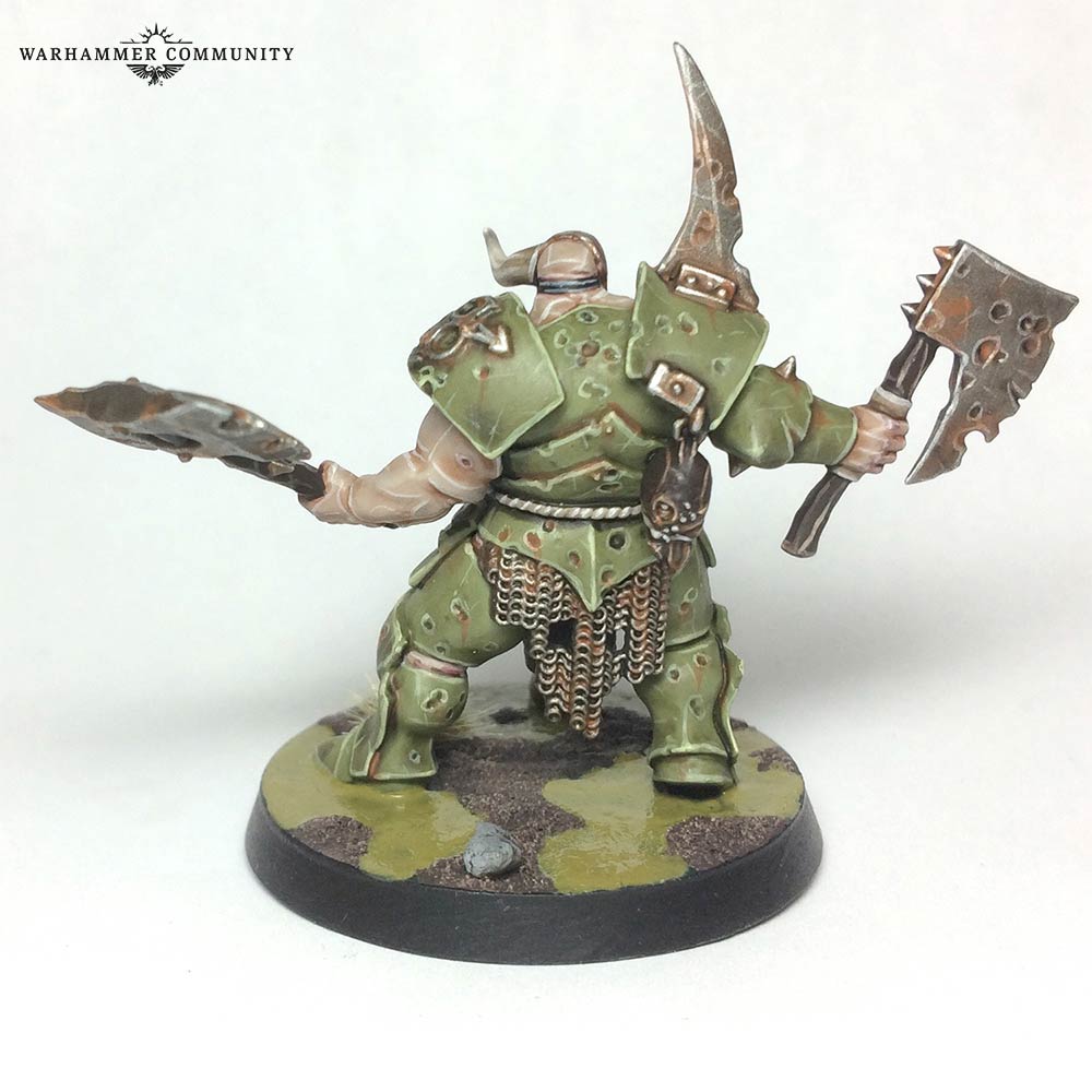 Putrid blightking. Painted miniature. Figurines peintes. Warhammer