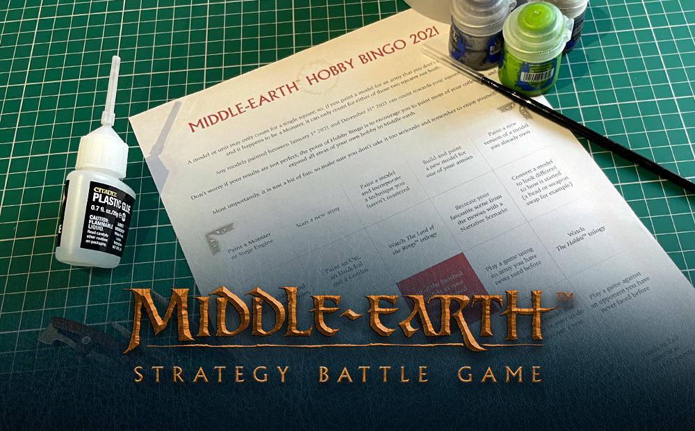 Made to Order Returns to Middle-earth™ – Alongside the 2023 Hobby Bingo -  Warhammer Community