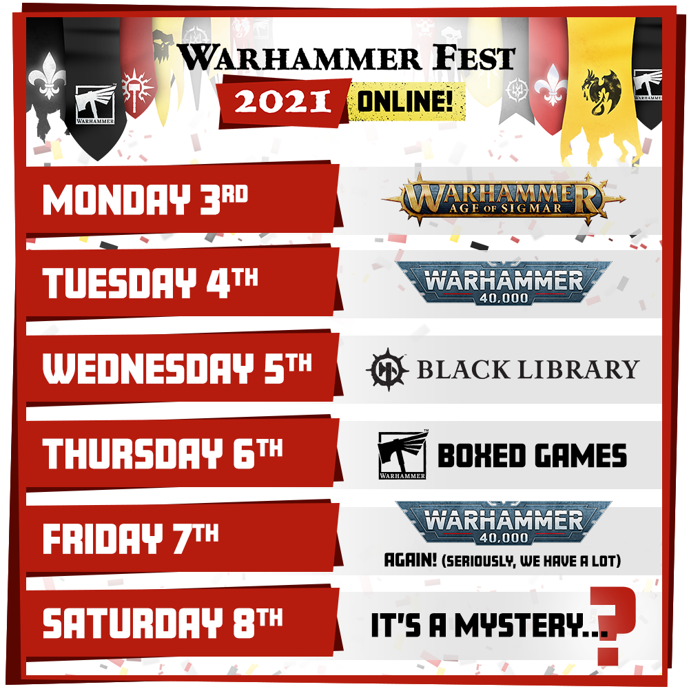 Warhammer Fest Online Is Next Week and It’s Going To Be Big Warhammer
