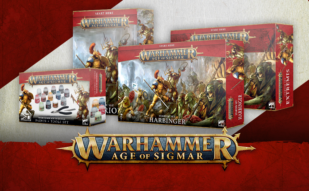 Games Workshop Warhammer Age of Sigmar Paints Set + Tools