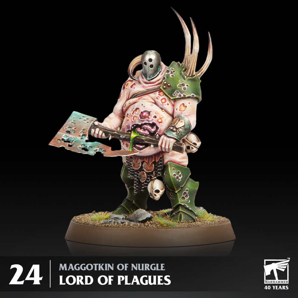 40 Years of Warhammer – A Rotten Lord Raises His Axe for Nurgle