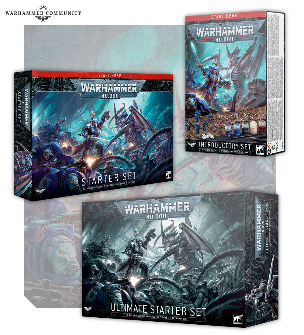 Games Workshop Warhammer 40K, Ultimate Starter Set Mini-Figures