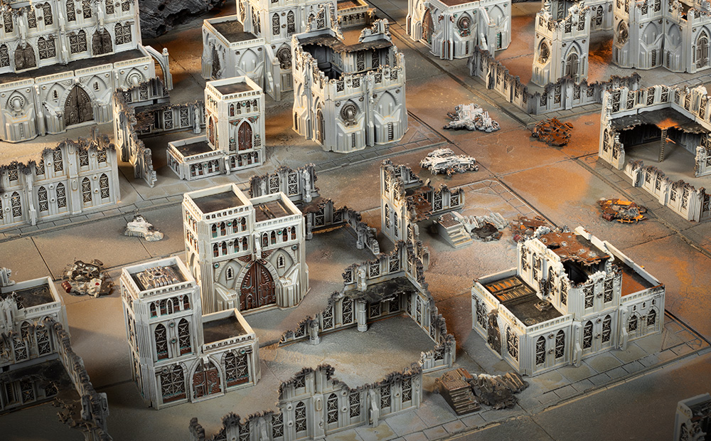 Warhammer 40K - Wargaming Terrain - City Ruins - Large Building - Two Storey