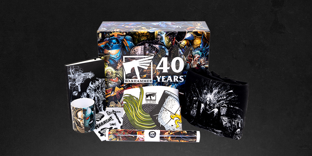 40 Years of Warhammer – Celebrate With a Box of Exclusive Goodies