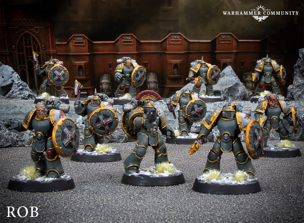 Behold New Horus Heresy Space Marines and Dreadnoughts Painted by