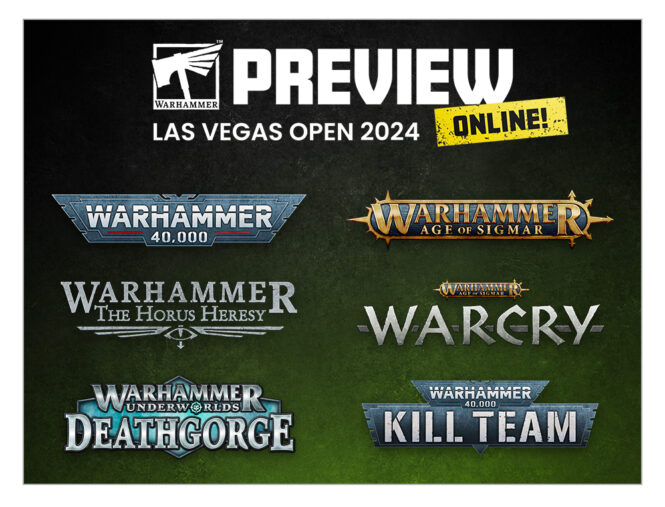 Las Vegas Open 2024 Tune In to the Next Warhammer Preview Warhammer